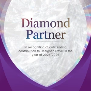 Designer Travel Diamond Partner 2025/2026 award certificate